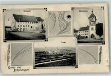 78199 W7715 Bräunlingen 1915 - Gasthaus Roessle Mühlentor
