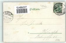 33098 W4790 Sennelager 1902 Lithographie Barackenlager Offiziere Straßenbahn