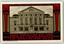 O5300 Weimar , Thür Deutsche Nationalversammlung 1919 Entwurf Max Nehrling Weimarer Republik Lithographie