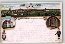 91074 W8522 Herzogenaurach Lithographie Liebfrauenhaus Zwerg Kapelle Trachten