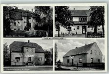 02923 O8922 Horka , OL - Schloss Mittel-Horka I. Kindergarten Warenhandlung E. Krüger Warenhandlung Erich Weise