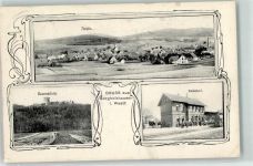 33829 W4807 Borgholzhausen 1907 - Ravensburg und Bahnhof
