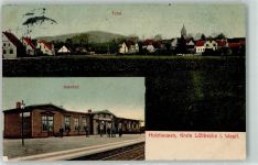 32361 W4994 Preußisch Oldendorf 1913 Gebrauchsspuren Bahnhof Holzhausen