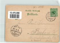21465 W2057 Reinbek 1898 Lithographie / Künstlerkarte Gasthaus Jaegersbronnen Blick von der Bille