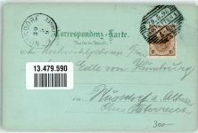 3300 Amstetten 1898 Lithographie / Mondschein Schloss Wallse Hauptplatz Wiener Straße