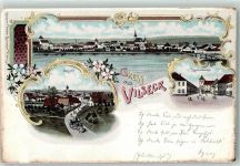 92249 W8453 Vilseck , Oberpf 1898 Lithographie Schlicht Herrenstraße