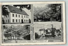 04654 O7233 Frohburg - Etablissement Jägerhaus Garten Schloß Gnandstein