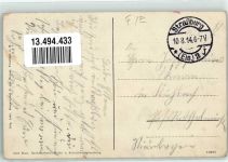 75417 W7130 Mühlacker 1914 - Lienzingerstraße Goldhaldenstraße