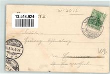 30851 W3012 Langenhagen , Han 1904 - Gasthaus zum Waldersee Fahnenmast