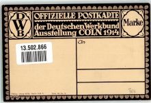 W5000 Köln Stadt Ausstellung 1914 Das Essener Haus im Niederrheinischen Dorf Serie III Nr 3 Deutscher Werkbund
