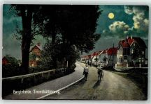 22941 W2072 Bargteheide Mondschein Tremsbüttlerweg Radfahrer