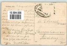 39307 O3280 Genthin Passepartout Villa Bahnpost Berlin- Zug 316 Foto AK