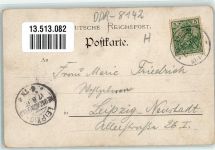 01454 O8142 Radeberg 1900 Lithographie Gasthaus Hüttertale Gondelteich