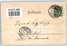 31535 W3057 Neustadt am Rübenberge 1899 Lithographie Bahnhof Kleine Brücke Landratsamt Große Brücke Wasserfall