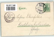 56130 W5409 Dausenau 1905 Lithographie Altes historisches Wirtshaus an der Lahn Vers
