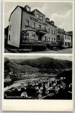 56332 W5401 Kattenes Foto AK Gasthaus zum Bahnhof Mosel
