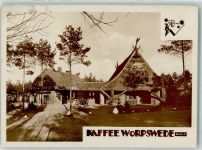 W2862 Worpswede Kaffee Architekt B. Hoetger Kunstgeschichte Worpswede 1930 Foto AK