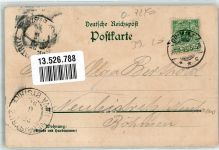 04668 O7240 Nimbschen 1898 Lithographie Klosterruine Kloster Lutherlinde Gasthaus Dr. Martin Luther Catharina v. Bora