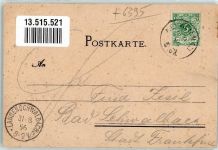 61276 W6395 Altweilnau 1896 Lithographie Hotel zur Schönen Aussicht Landstein