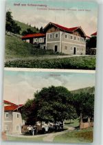 08340 O9430 Schwarzenberg /Erzgeb. - Gasthaus Schwarzenberg Gartenwirtschaft