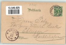 72458 W7470 Tailfingen b Ebingen, Württ 1897 Lithographie