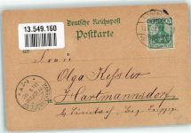 01445 O8122 Radebeul 1902 Lithographie Sanatorium Bilz Portrait Bilz Kurhaus Nr. 3