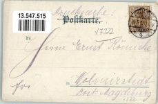 73072 W7322 Donzdorf 1902 Lithographie Gasthaus Krone Marktplatz Schloss