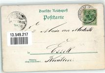 07907 O6550 Schleiz 1897 Lithographie Bergkirche Rathaus Villa Luginsland Eremitage
