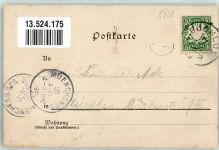 86807 W8938 Buchloe 1899 Lithographie Marktstraße Bahnhof Gasthaus Kellergarten