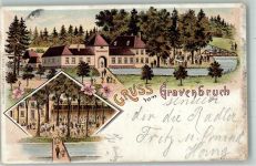 63263 W6078 Gravenbruch 1898 Lithographie