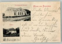 15345 O1274 Harnekop 1898 Gebrauchsspuren Schloß Gasthaus Schwarzkopf