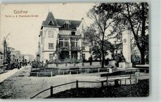 18273 O2600 Güstrow 1916 - In der Eisenbahn-Straße Denkmal
