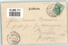67574 W6522 Osthofen , Rheinhess 1903 Passepartout Bahnhof Osthofen
