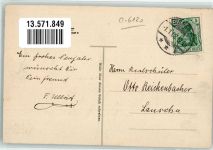98673 O6120 Eisfeld 1908 - Marktstraße Königsbrunnen Glocken Engel 0 Uhr Mitternacht Neujahreskarte