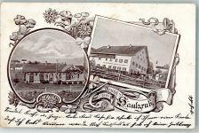 82442 W8111 Saulgrub 1902 Gebrauchsspuren Gasthaus Bücke