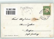 82442 W8111 Saulgrub 1902 Gebrauchsspuren Gasthaus Bücke