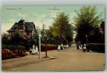 48565 W4430 Borghorst , Westf Gebrauchsspuren Friedenstrasse Holzkreuz Kinder Villa