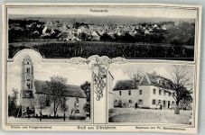 67596 W6521 Dittelsheim 1919 - Kirche Kriegerdenkmal Gasthaus Bechtolsheimer
