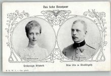 Prinz Otto zu Windischgrätz das Brautpaar Jugenstil Ornamente Verlag B.K.W.I. Adel Österreich