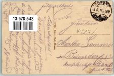 01917 O8290 Kamenz 1918 - Blick in die Stadt Feldpostkarte