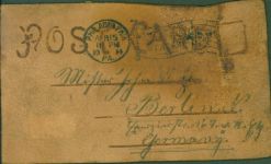 Philadelphia Ort lt. Stempel Lederkarte AK aus Leder