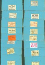 92363 W8431 Breitenbrunn , Oberpf und Umgebung Lot mit 37 Streichholzetiketten einige mehrfach