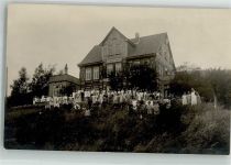 38685 W3394 Wolfshagen im Harz Foto AK Kinderheim Gruppenbild Kinderheim Kinder mit Schwestern Ort handschriftlich