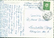 87541 W8973 Oberjoch AK mit gepresstem Edelweiß Mehrbildkarte