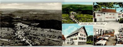 75305 W7540 Dennach Klapp AK Gasthaus Zum Pflug