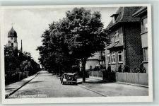 29614 W3040 Soltau - Kirche Auto Straße Lüneburger Heide