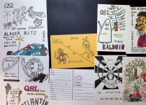 Lot mit 25 AK wenige mehrfach Qsl-Karte Posten 21 bis 100 AK