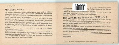 56357 W5429 Marienfels Klapp AK Gasthaus Mühlbachtal