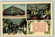 09517 O9347 Zöblitz - Gasthaus Stadt Wien Gastraum Konzert- und Ballraum