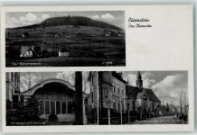 09471 O9303 Bärenstein b Annaberg-Buchholz - Kriegerdenkmal Annaberg Straße m. Kirche